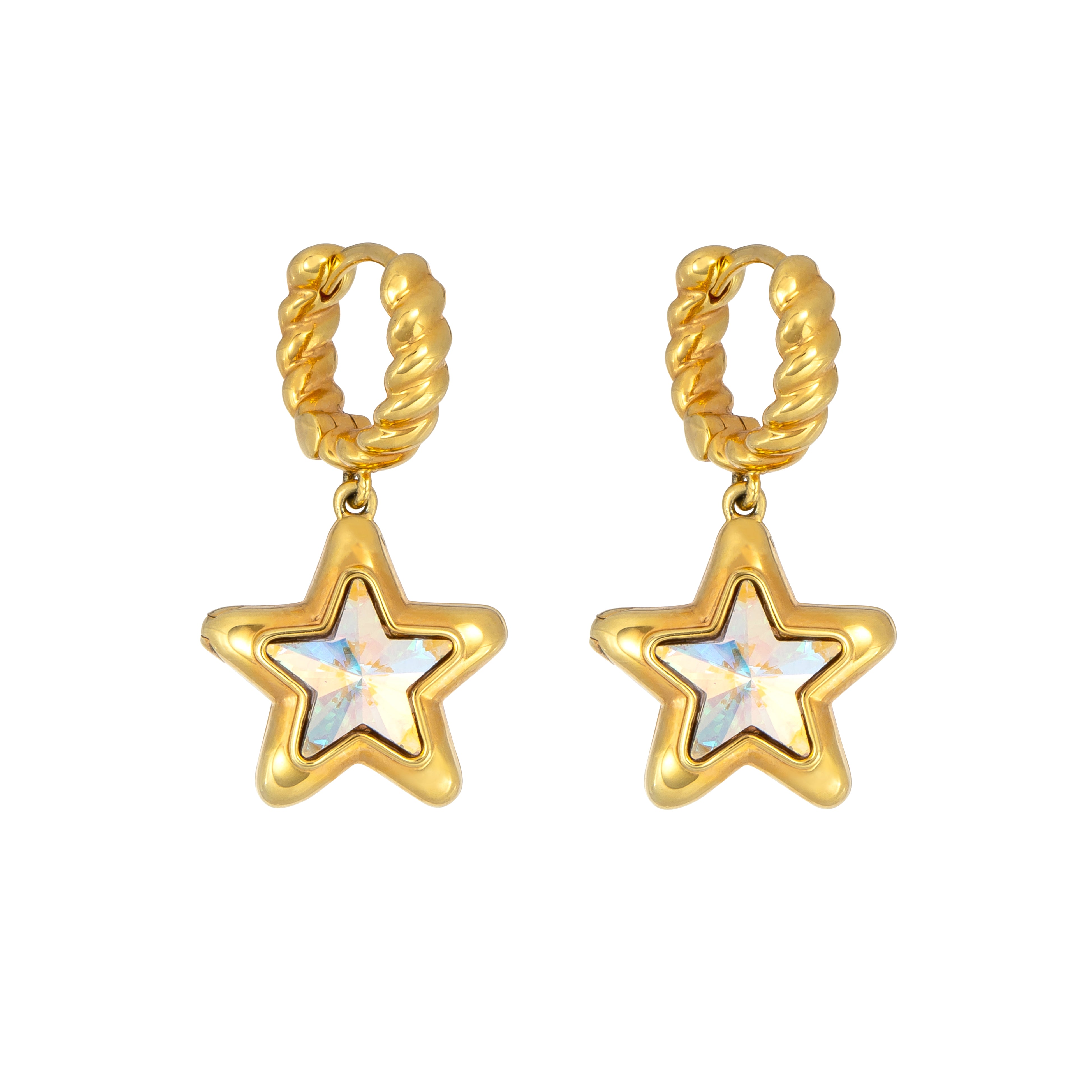 Starburst Locket Earrings (Pre Order)