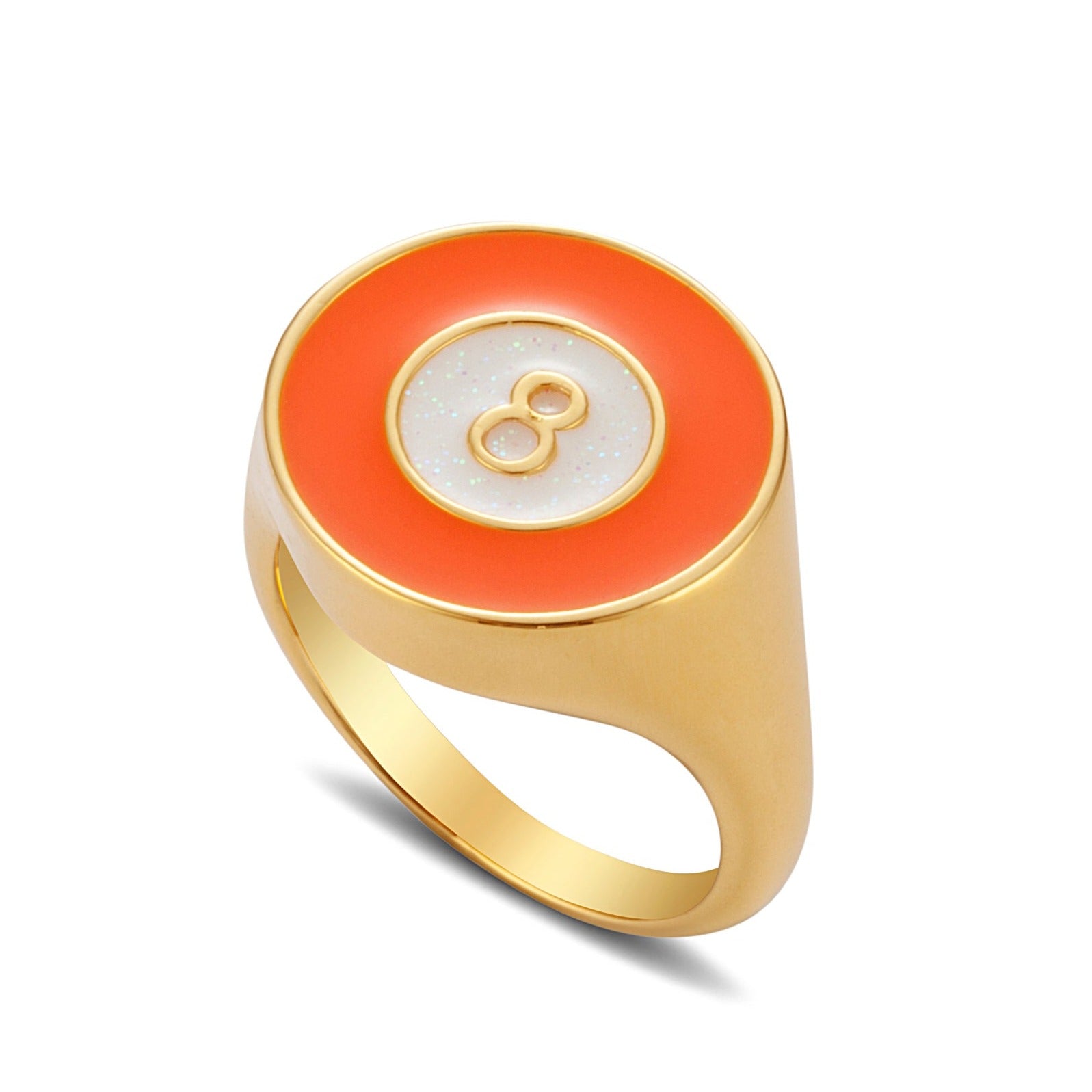 Lucky 8 Orange Gold